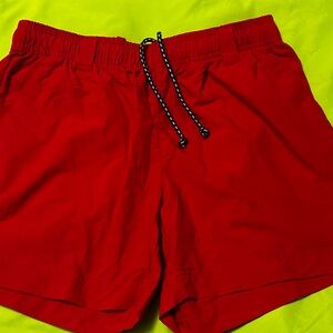 Columbia Bright Red Swim Trunks